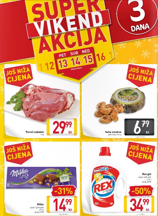 Billa vikend akcija