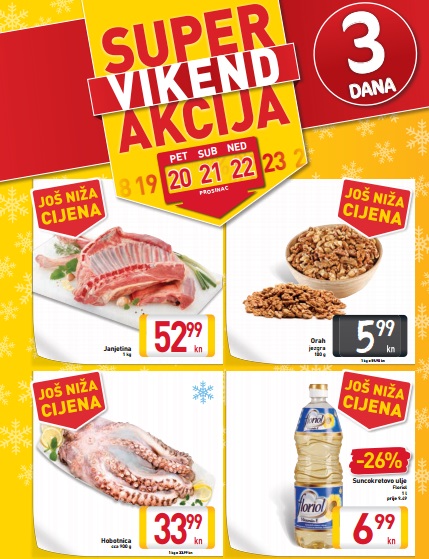 Billa vikend akcija