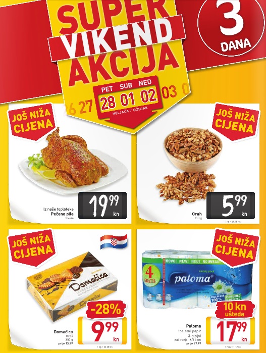 Billa vikend akcija