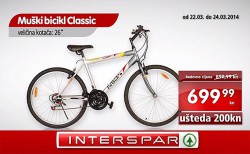 Interspar muški bicikl