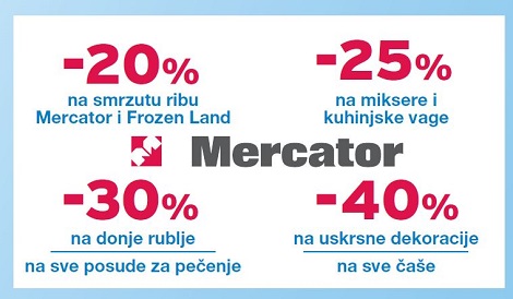 Mercator akcija mikseri kuhinjske vage