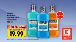 Kaufland Listerine akcija
