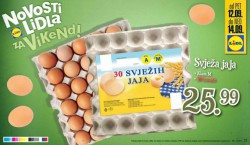 Lidl jaja akcija