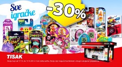 Tisak sve igračke -30% popust