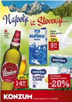 Konzum katalog Najbolje iz Slovenije