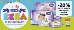 Konzum Violeta pelene i maramice akcija