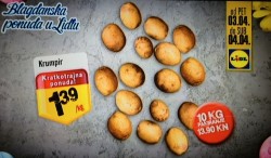 Lidl krumpir akcija