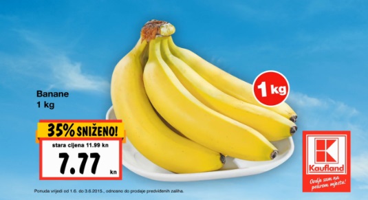 Kaufland banane akcija