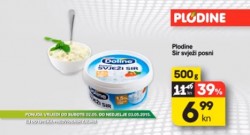 Plodine sir svježi posni akcija