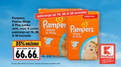 Kaufland pampers pelene akcija