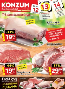 Konzum četvrtak akcija