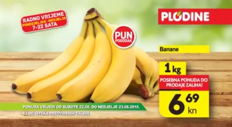 Plodine banane akcija