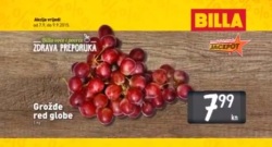 Billa grožđe akcija