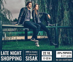Amadeus Sisak noćni shopping