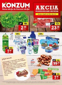 Konzum akcija ponedjeljak srijeda