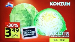 Konzum kupus akcija