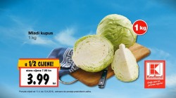 Kaufland mladi kupus akcija