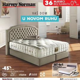 Harvey Norman katalog spavaće sobe