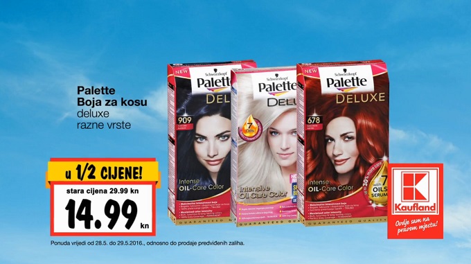 Kaufland vikend akcija Palette boja za kosu