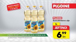 Plodine suncokretovo ulje akcija