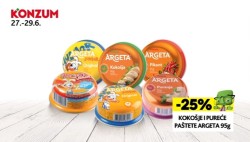 Konzum akcija Argeta paštete