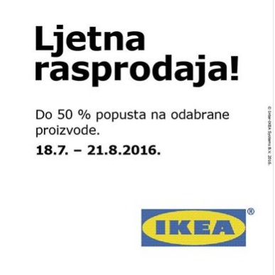 IKEA ljetna rasprodaja