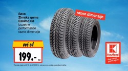 Kaufland akcija zimska guma Sava