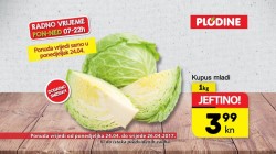 Plodine akcija kupus mladi