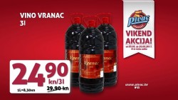 Pivac vikend akcija vino Vranac