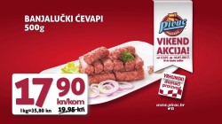 Pivac vikend akcija Banjalučki ćevapi