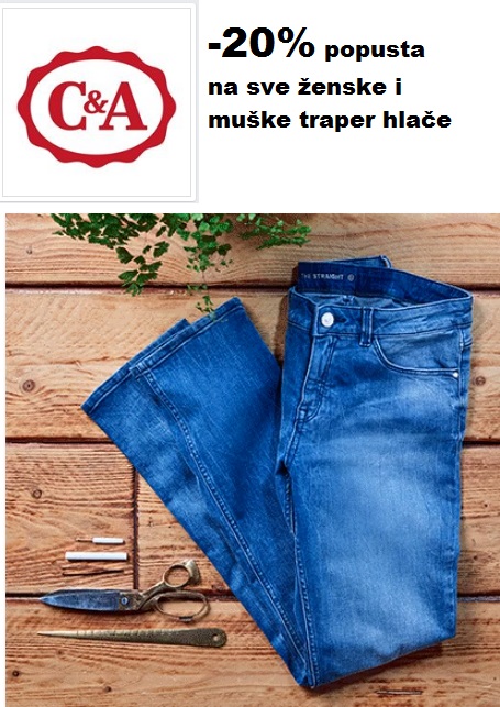 C&A akcija traper hlače