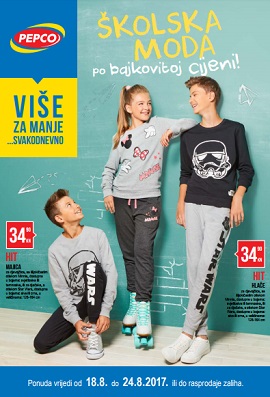Pepco katalog Školska moda