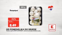 Kaufland akcija šampinjoni
