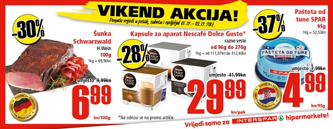 Interspar vikend akcija