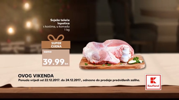 Kaufland vikend akcija teleća lopatica