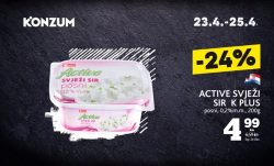 Konzum akcija posni sir