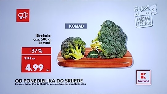 Kaufland akcija brokula