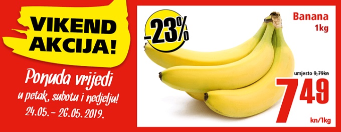 Interspar akcija banane