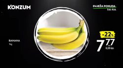 Konzum akcija banane