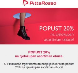 PittaRosso akcija -20% popusta na obuću
