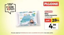 Plodine akcija baby vlažne maramice