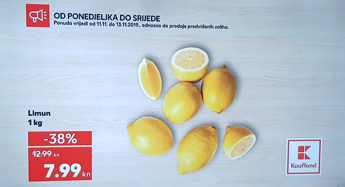 Kaufland akcija limun