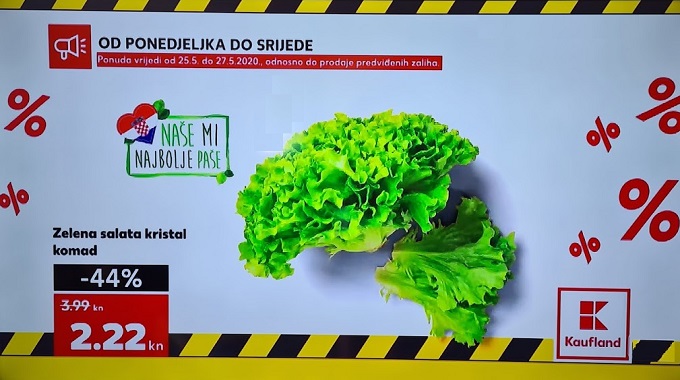 Kaufland akcija zelena salata