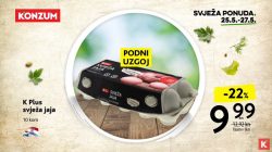 Konzum akcija jaja