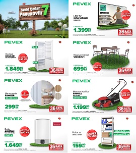 Pevex katalog Pevexovih sedam 