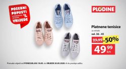 Plodine akcija platnene tenisice