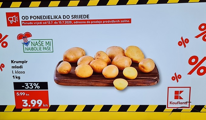 Kaufland akcija krumpir