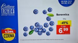 Lidl akcija borovnice