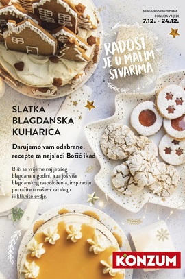 Konzum katalog Slatka blagdanska kuharica