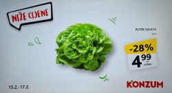 Konzum akcija puter salata